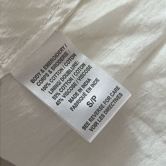 CAMI NYC White Eyelet Dulce Dress S - Picture 7 of 7